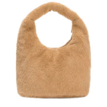 FAUX FUR SCOOP BAG
