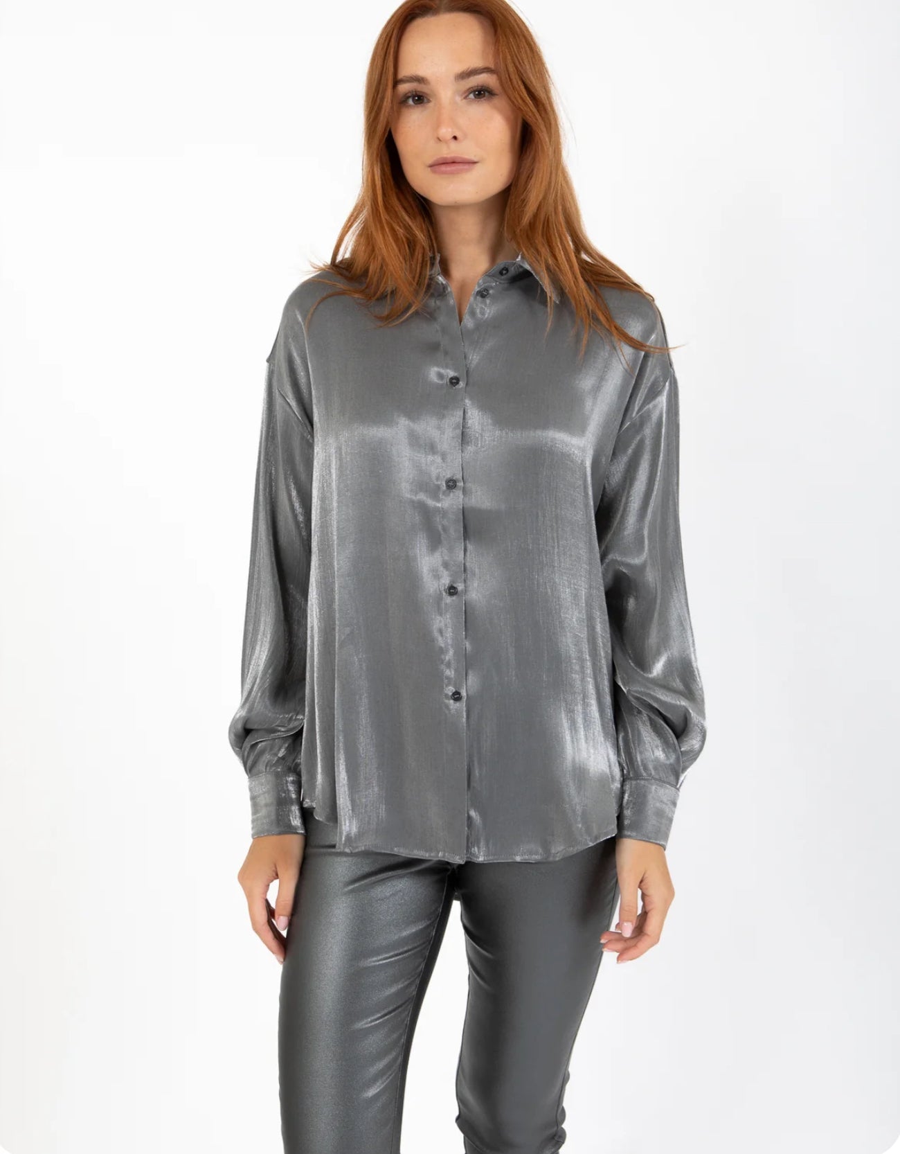 CC Heart Jolie Metallic Shirt