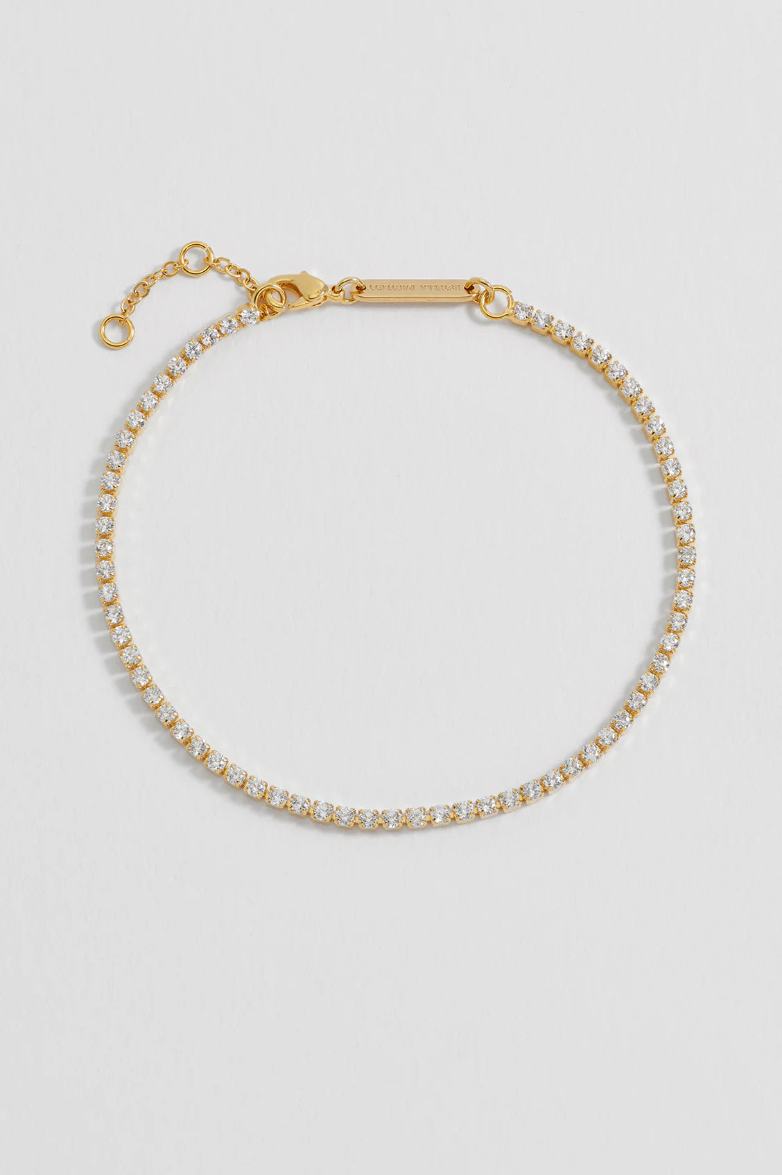 Fine CZ Tennis Bracelet - Gold Plated