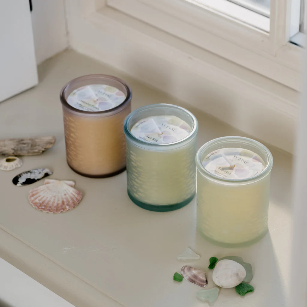 Sea Salt Beachcombing Glass Candle