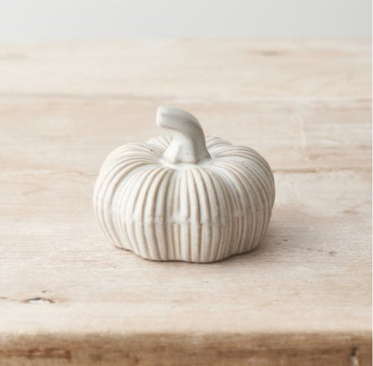 Extra Small Natural Cream Pumpkin 8cm