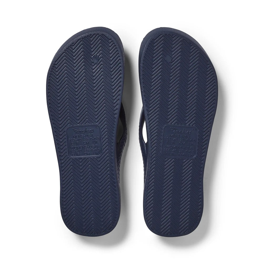 Archies Flip Flops - Navy