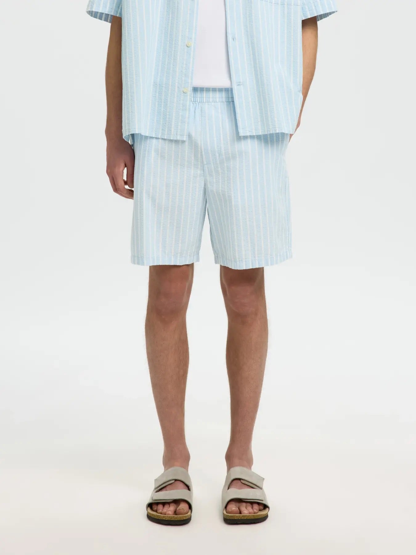 SLHREGSTUART SEERSUCKER SHORTS