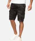 THREADBARE CAMO CARGO SHORTS