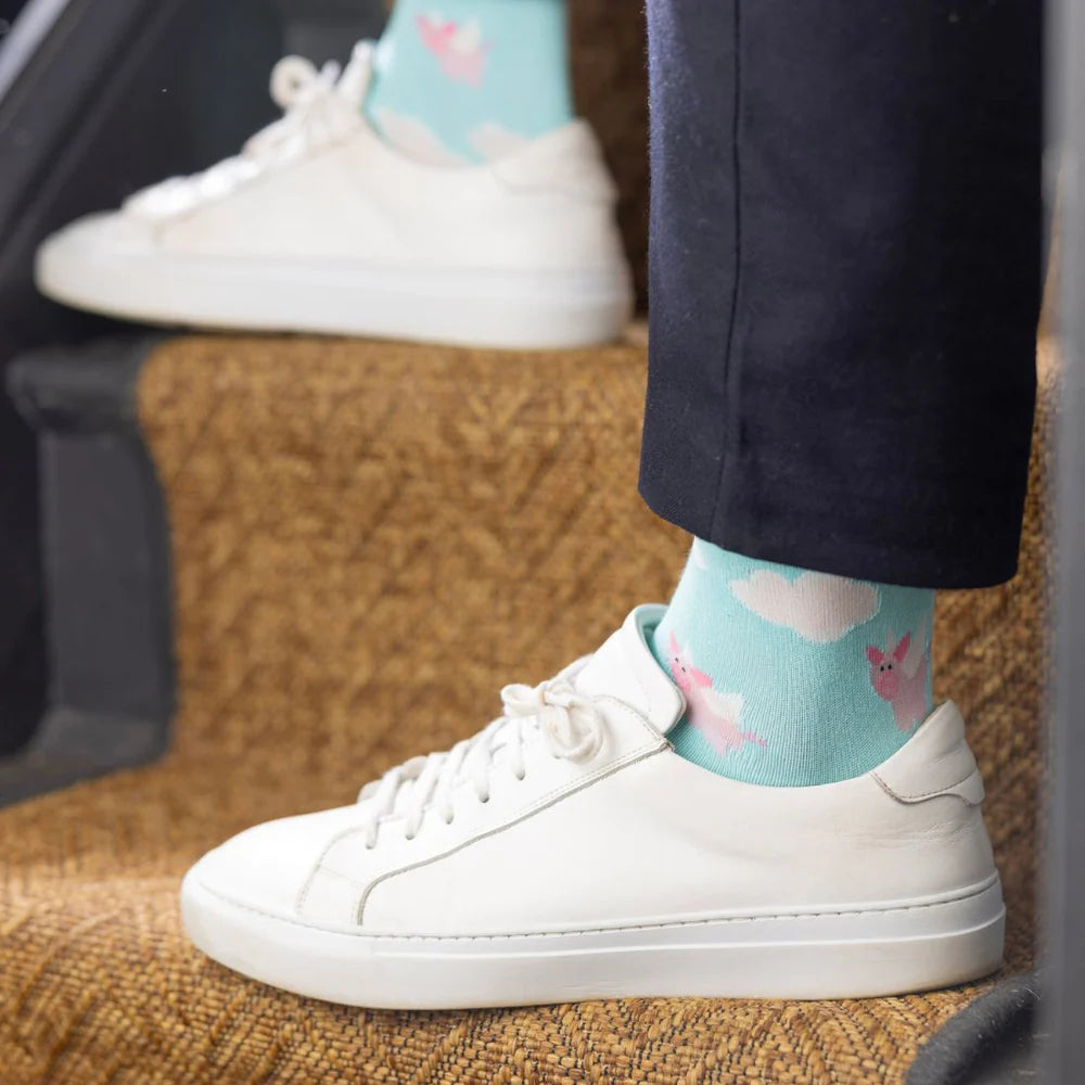 Flying Pigs Bamboo Socks