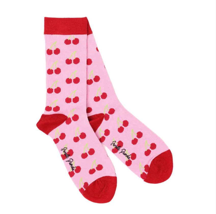 Cherry Bamboo Socks