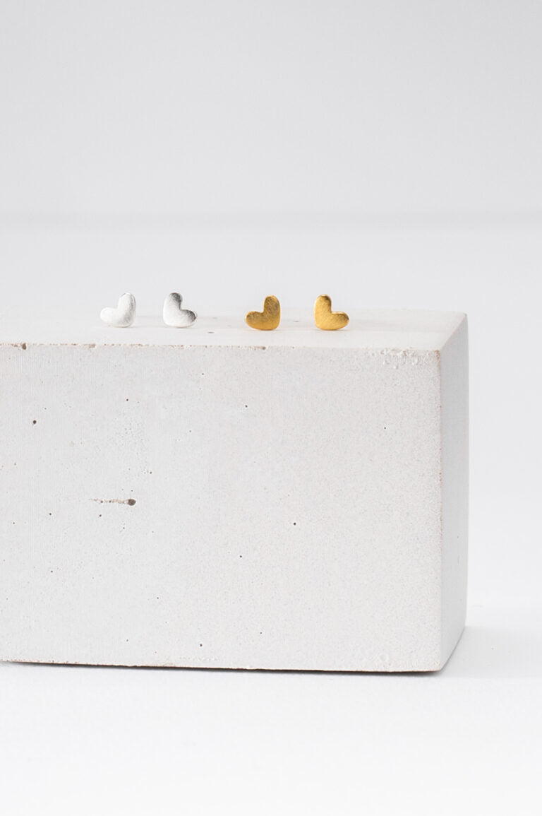 Tiny Heart Studs