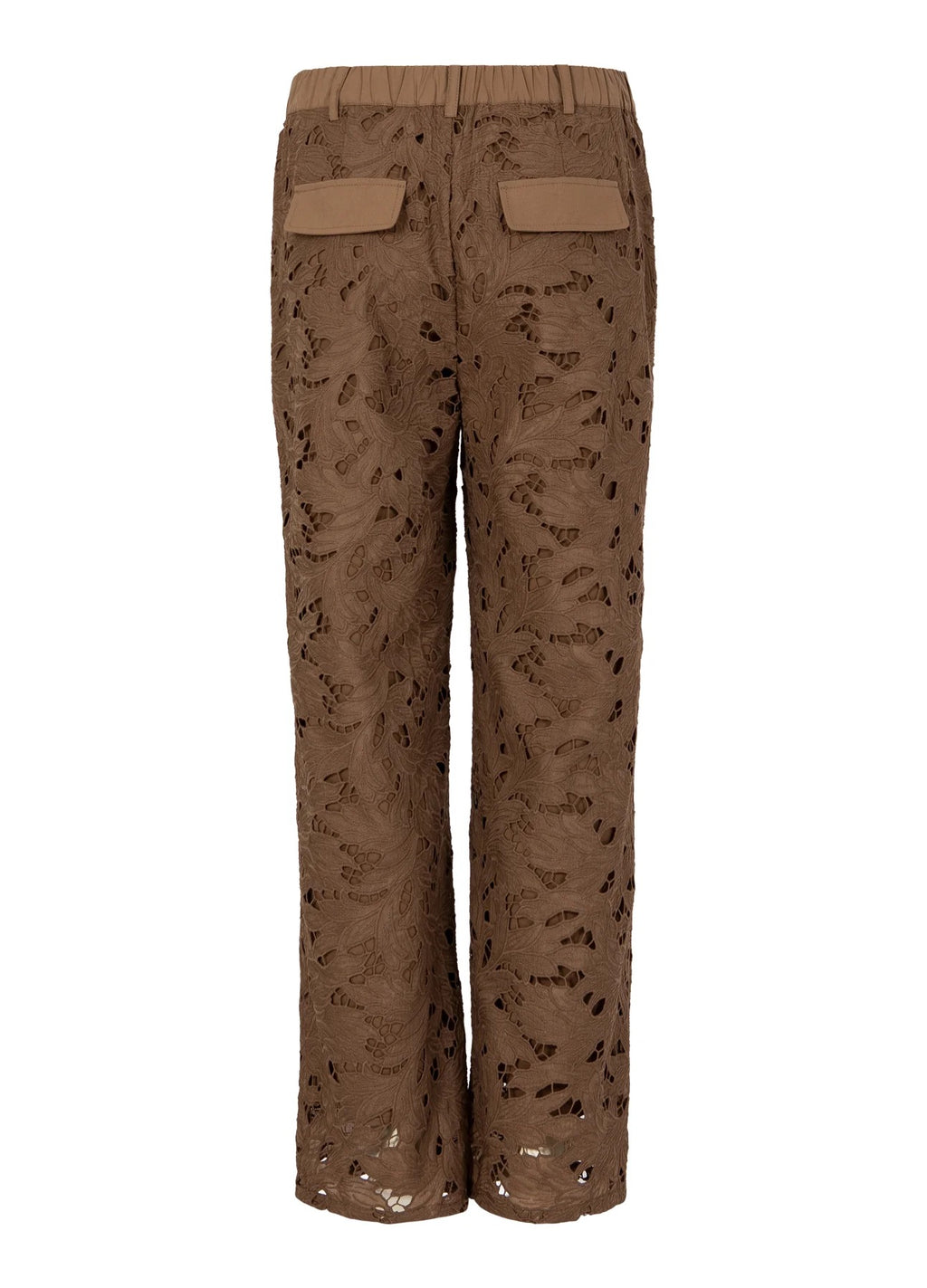 LACE PANTS - MOCCA MOUSSE