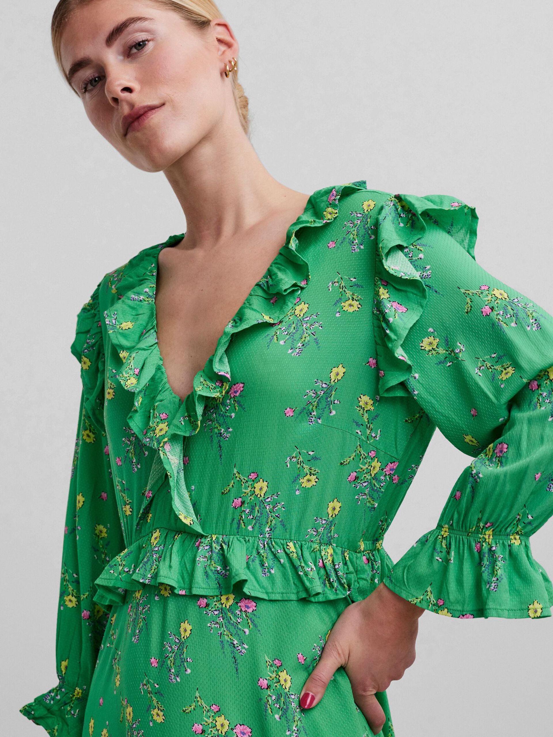 YASOFELIA SL DRESS - ISLAND GREEN