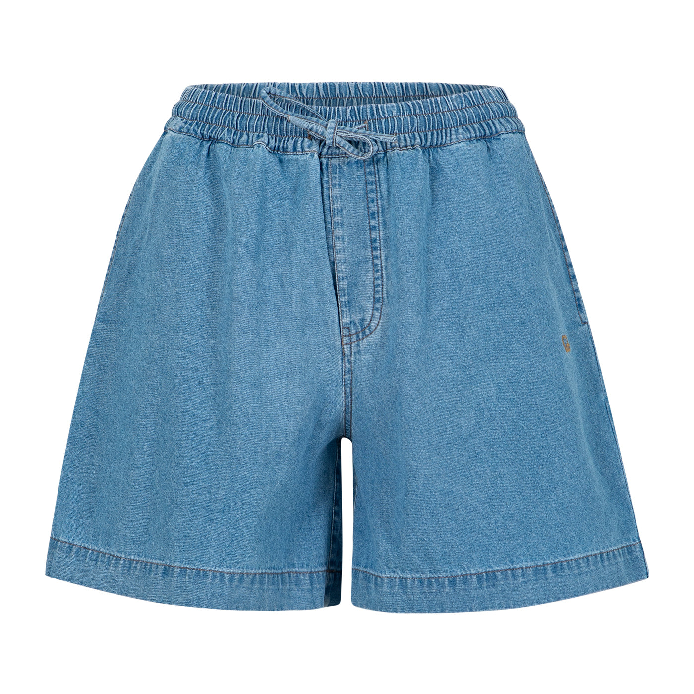 ELENORA DENIM LONG SHORTS