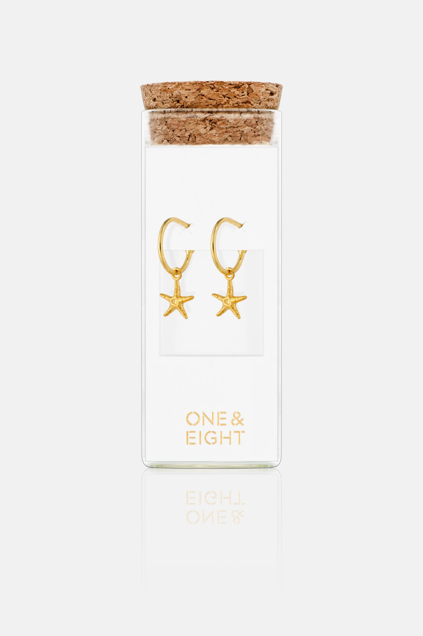 Gold Starfish Earrings