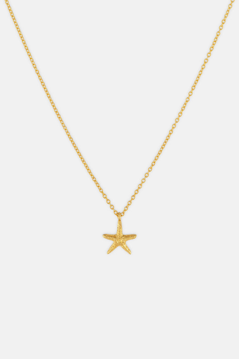 Gold Starfish Necklace