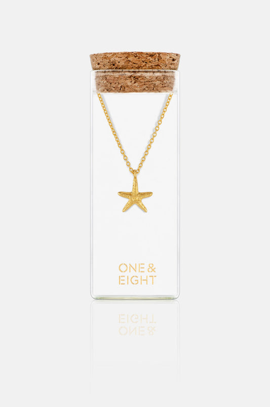 Gold Starfish Necklace