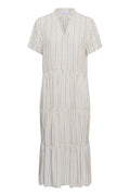 EDASZ SS MAXI DRESS - ICE VALLARTA FLOWER STRIPE