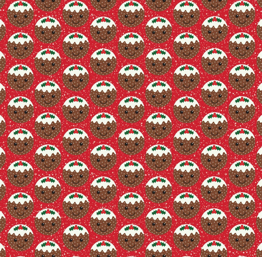 Christmas Pudding Wrapping paper