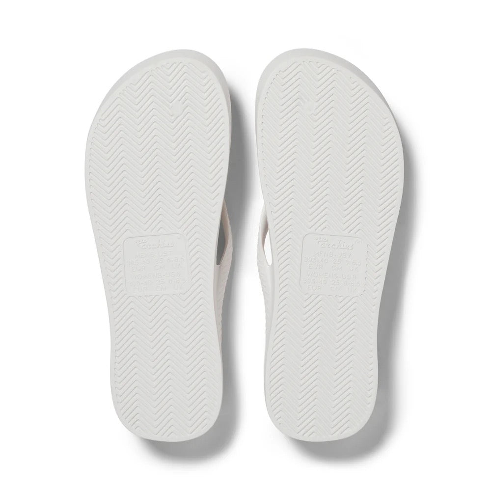 Archies Flip Flops - White