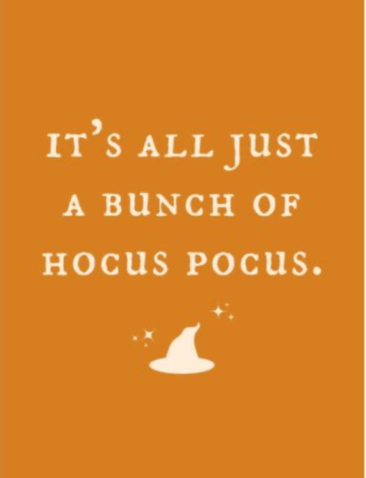 Halloween Hocus Pocus Mini Metal Sign