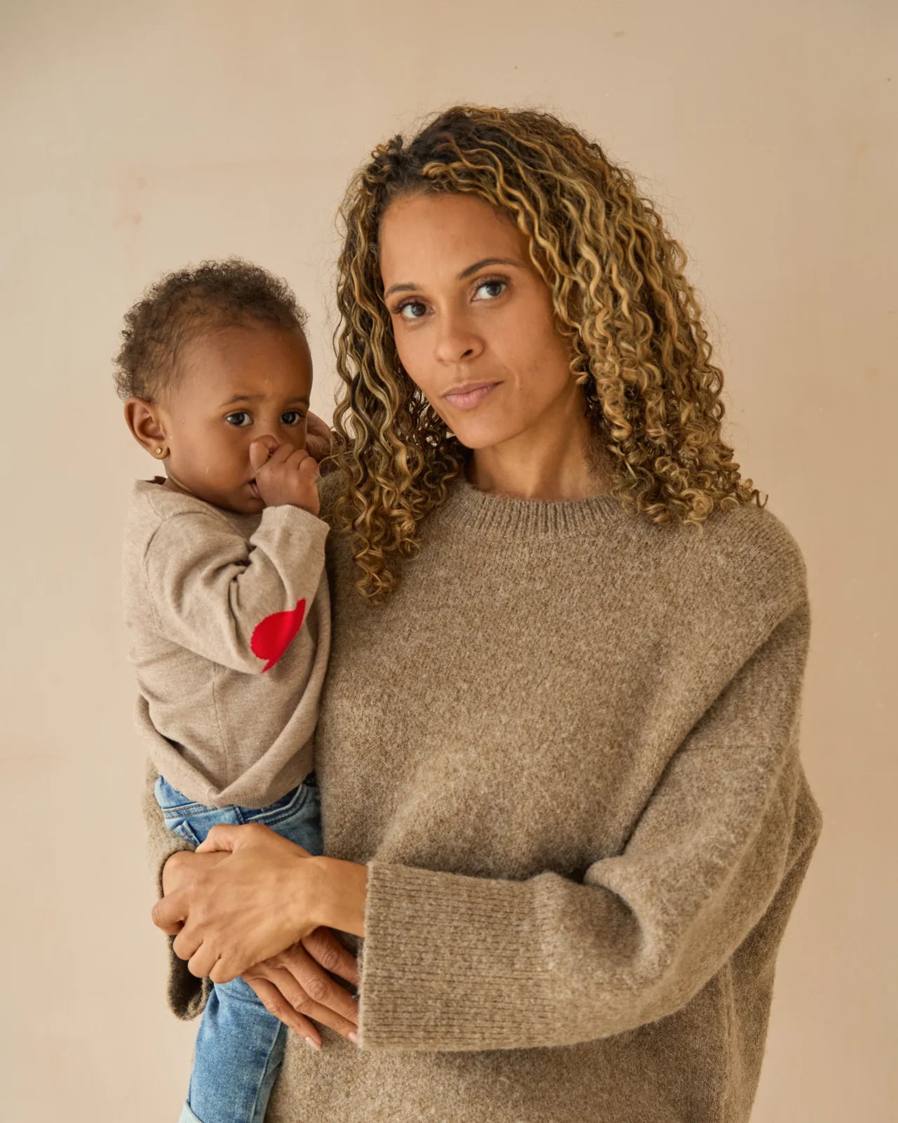 KITTEN SET -BEIGE MARL