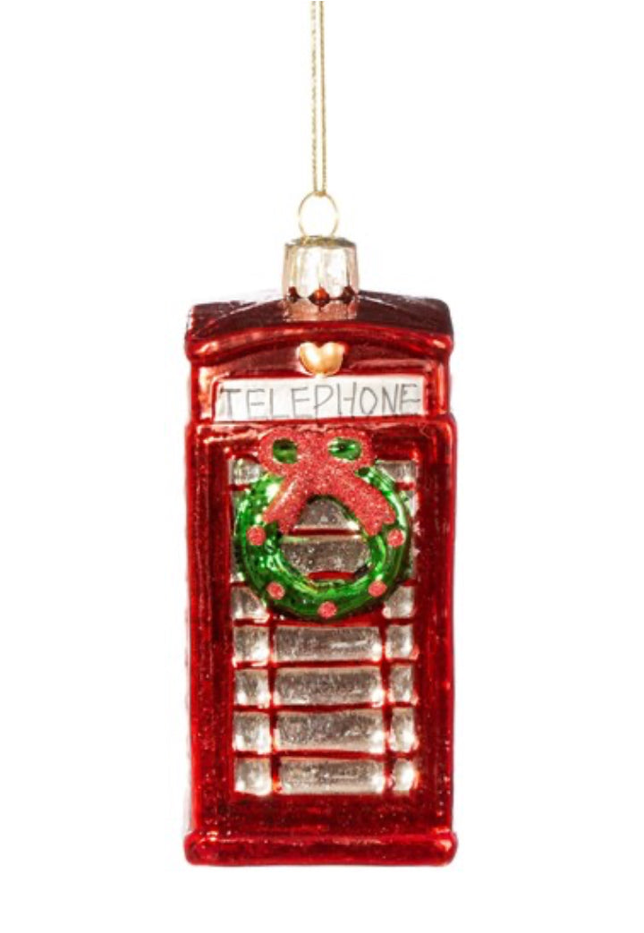Phone Box Shaped Bauble