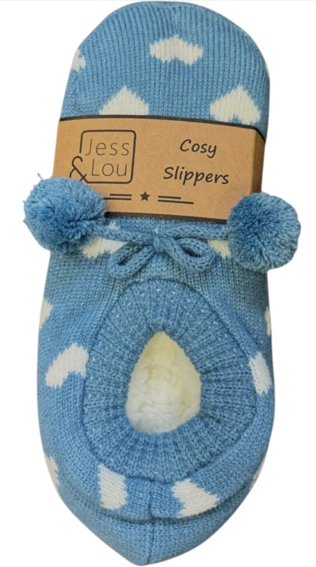 Heart Cosy Slippers