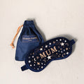 Starry Sky Mum Velvet Eye Mask - Navy