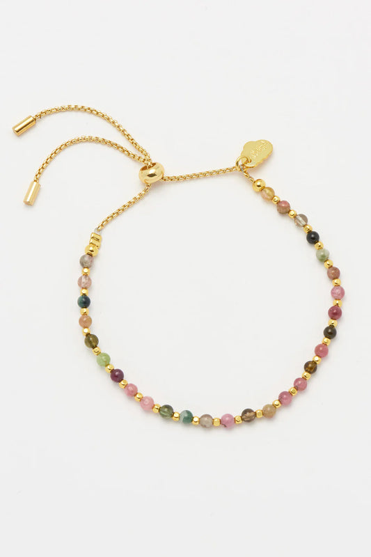 Tourmaline Gemstone Duo Bracelet