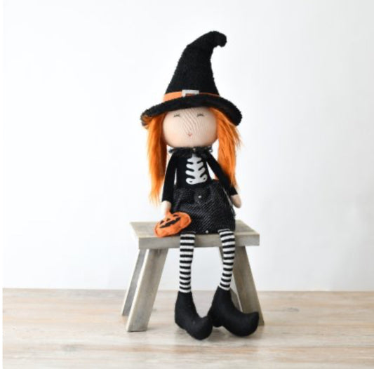 Fabric Sitting Witch 60cm