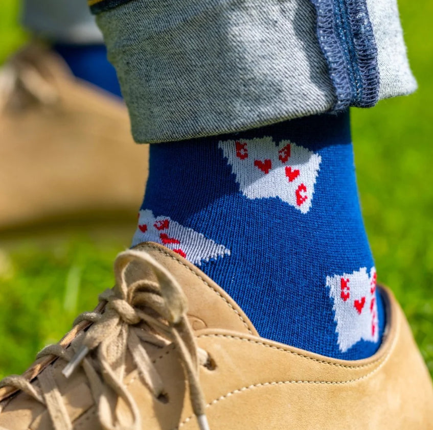 Playing Cards Bamboo Socks