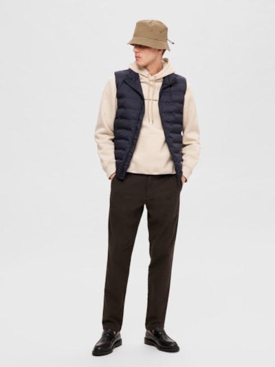 SLHBARRY QUILTED GILET - SKY CAPTAIN