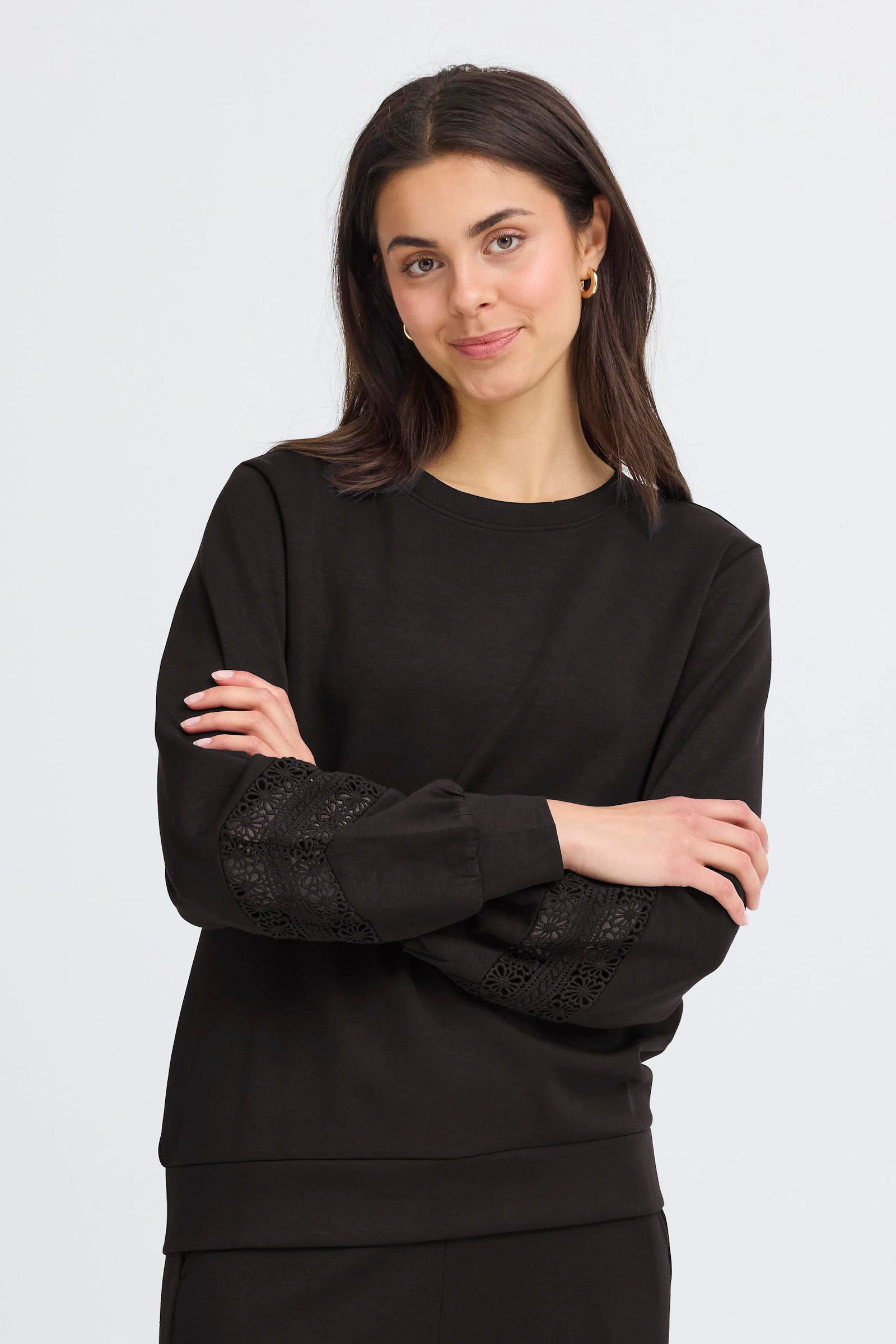 FRAURORA PULLOVER - BLACK