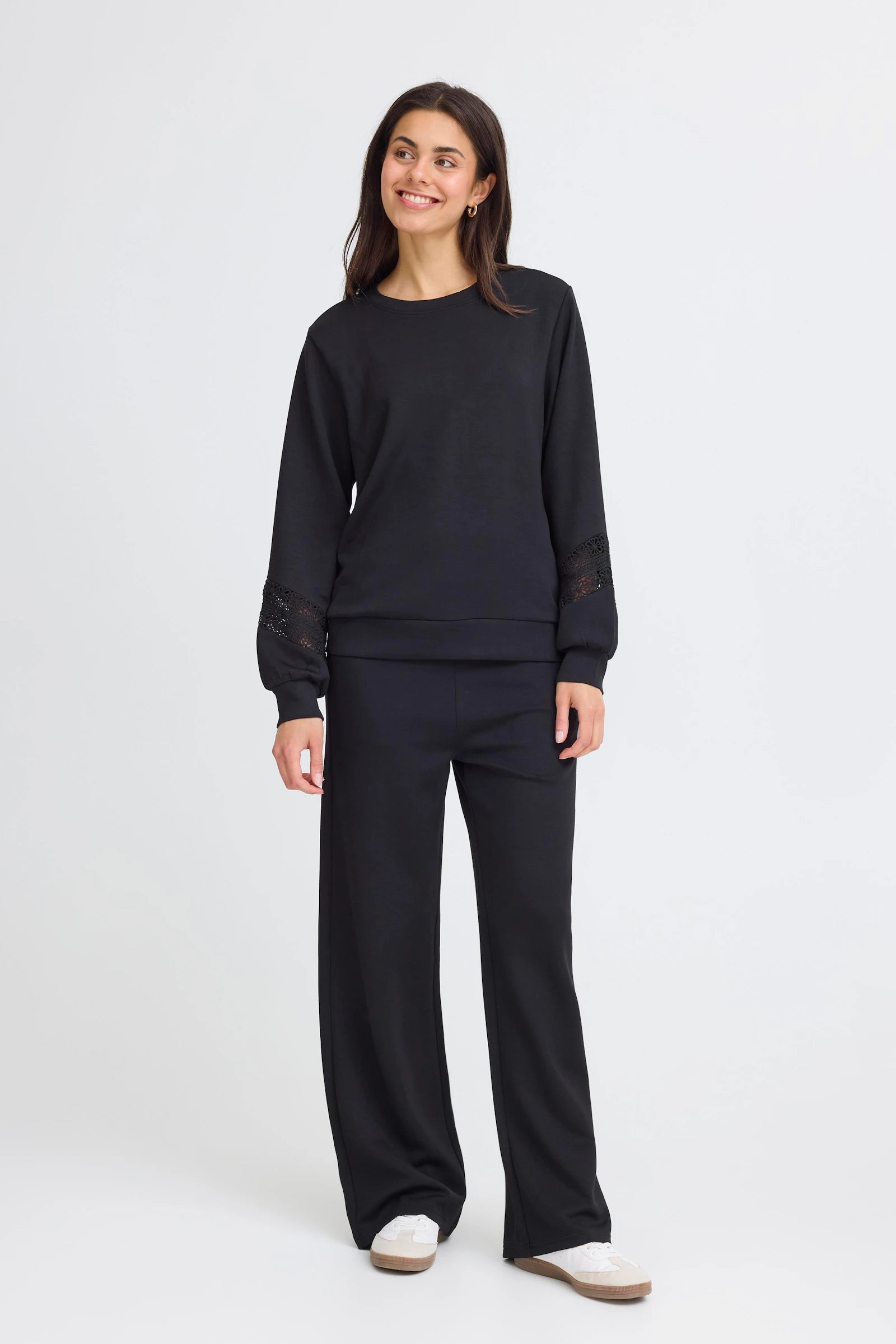 FRAURORA PANTS - BLACK