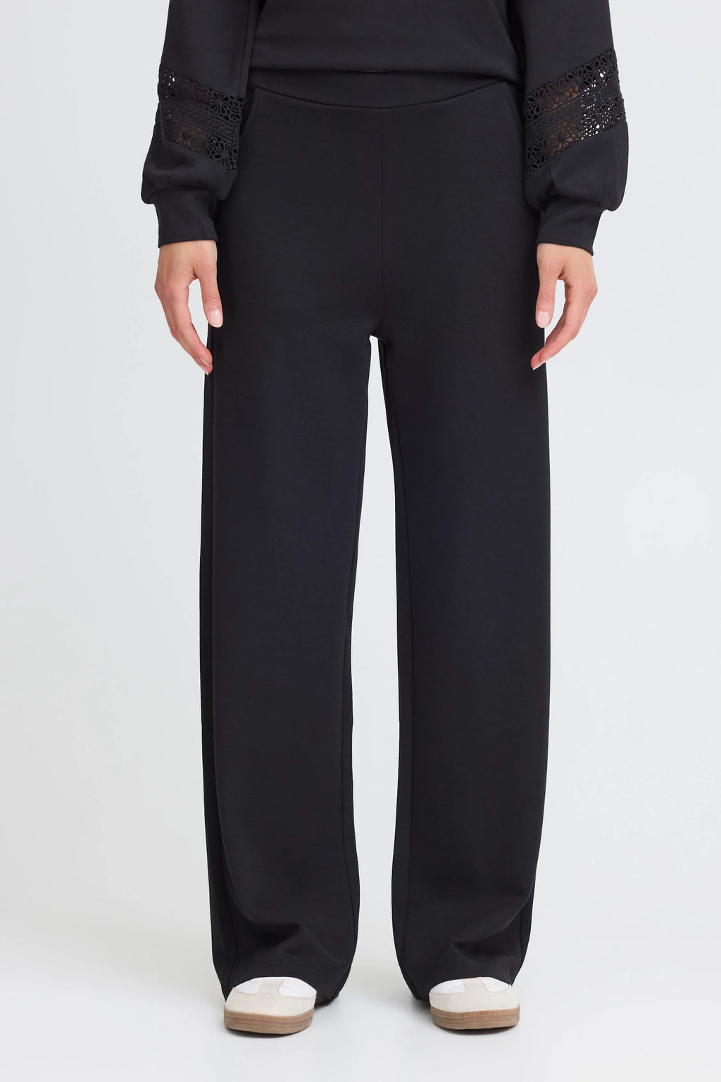 FRAURORA PANTS - BLACK