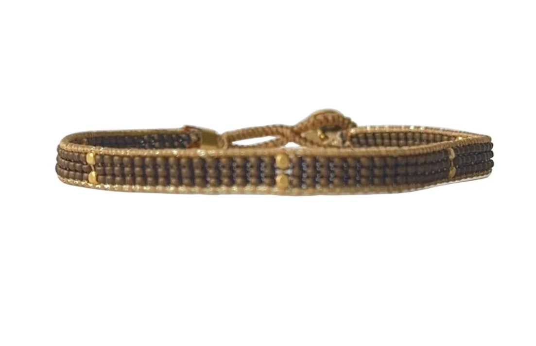 Jill Solid Bracelet -Bronze