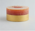 Orange And Cinnamon Gold Half Dipped Multiwick Candle