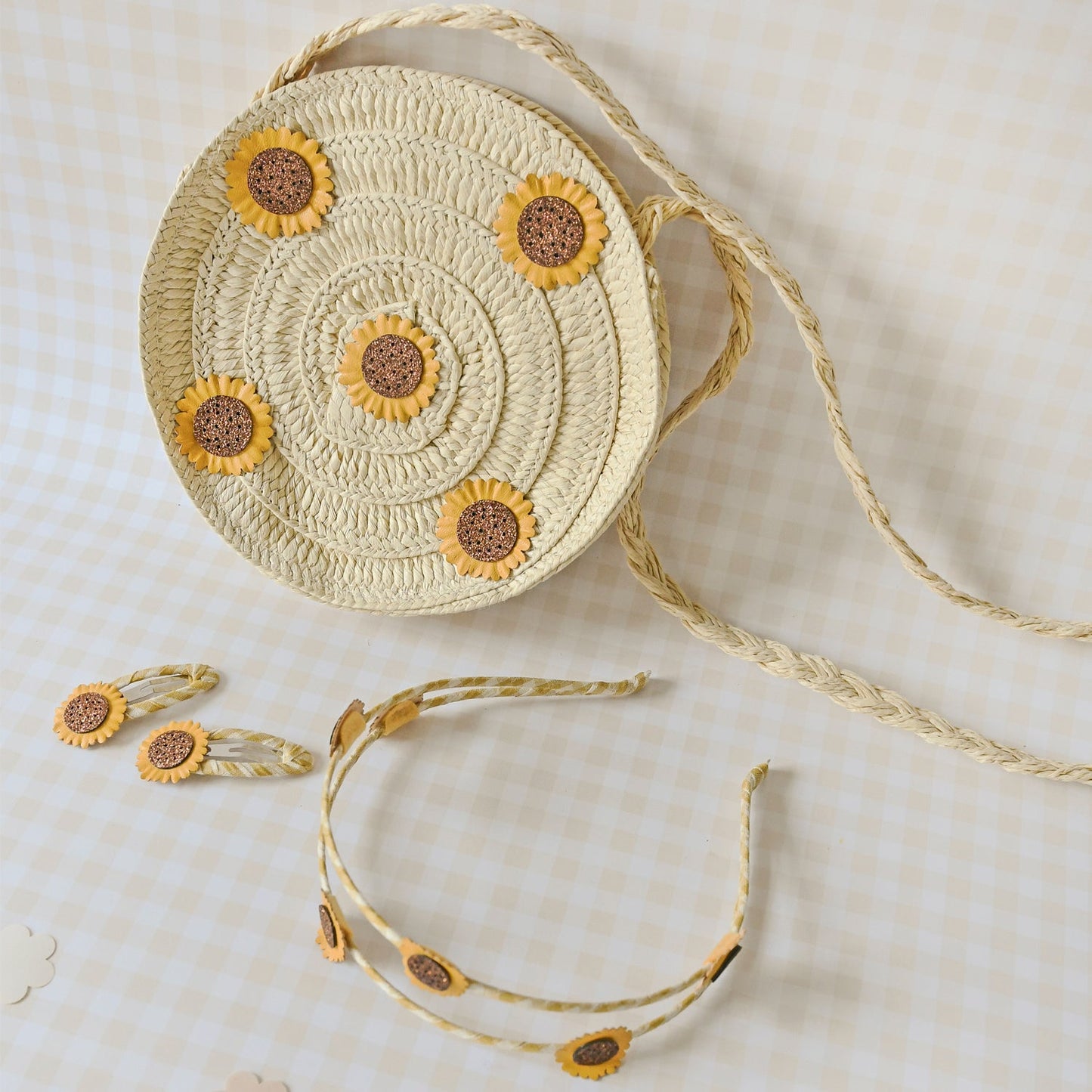 Sunflower double headband