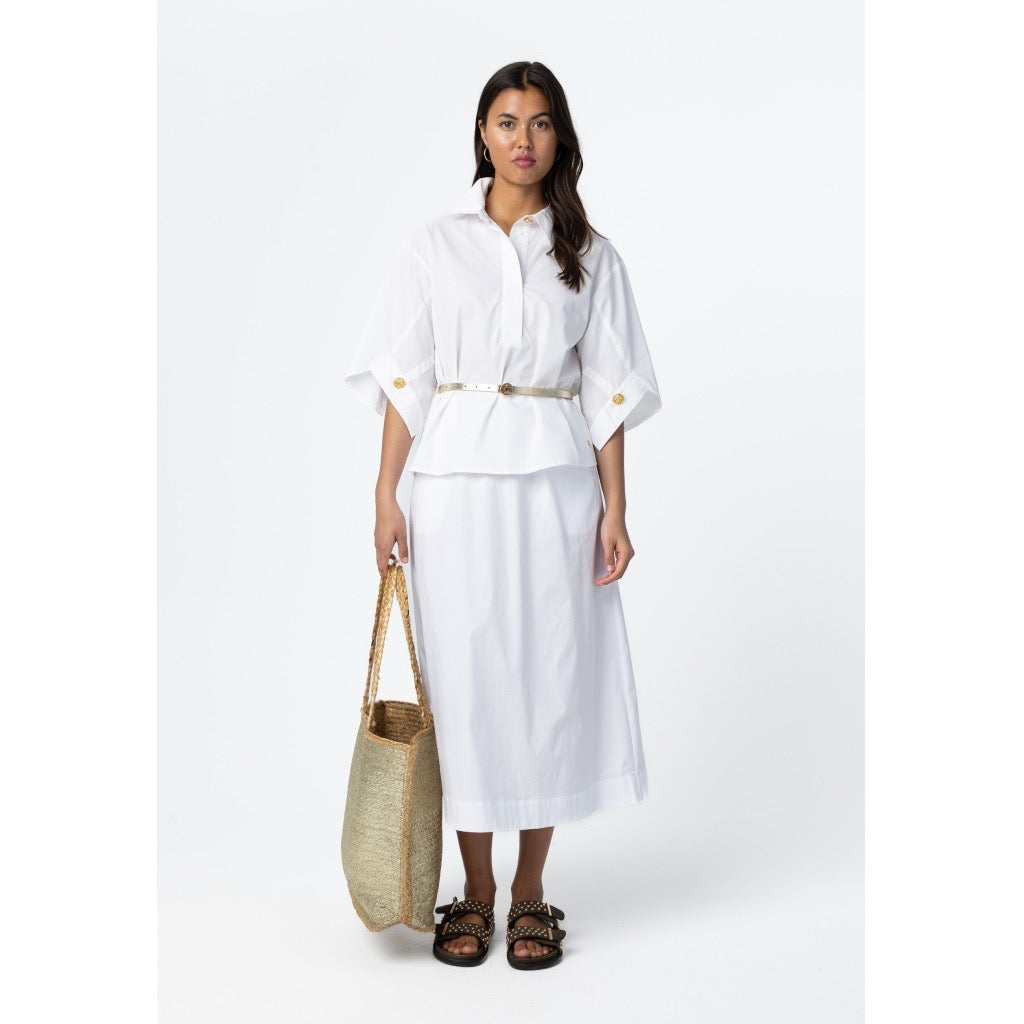 Shirt With Button Sleeves