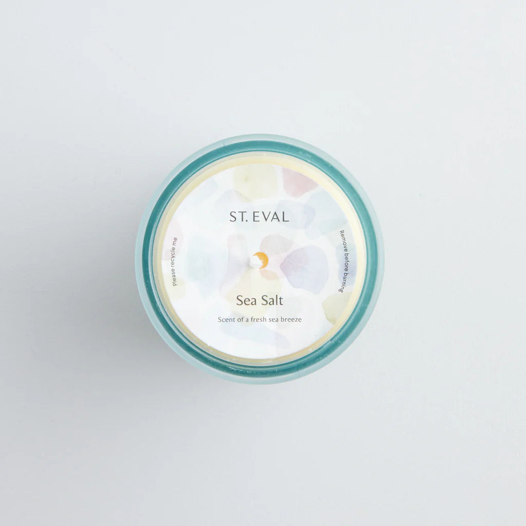 Sea Salt Beachcombing Glass Candle