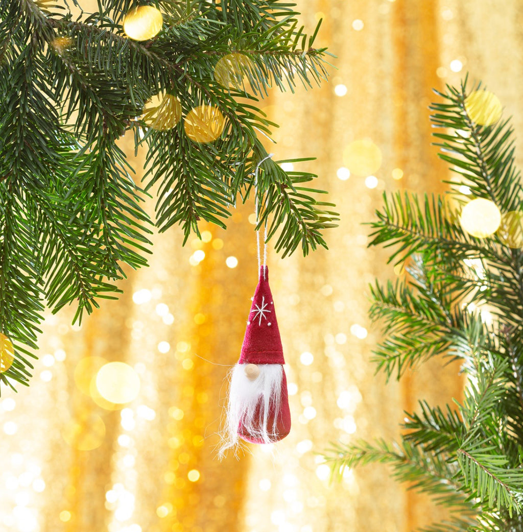 Velvet Gonk Hanging Decoration