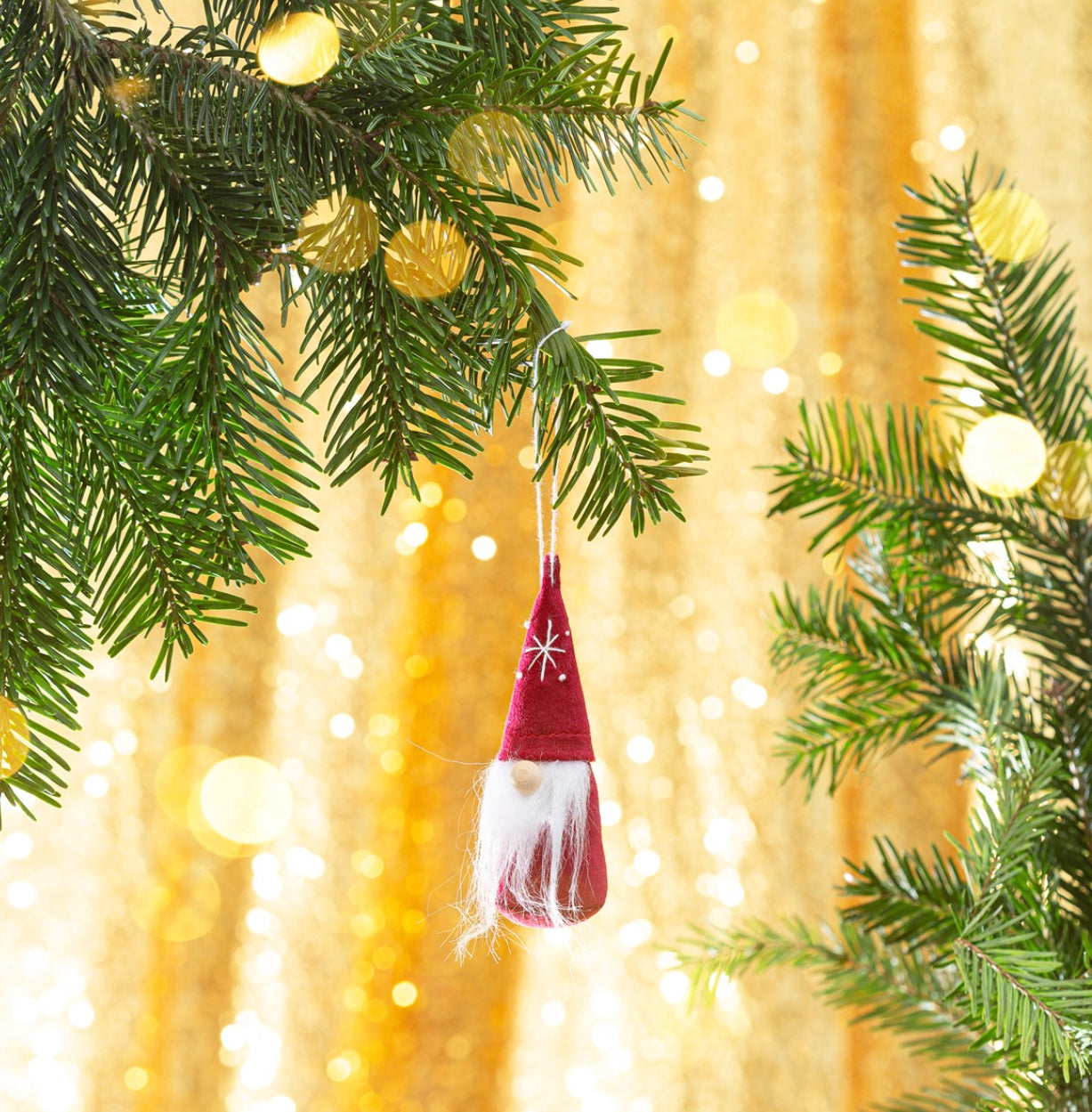 Velvet Gonk Hanging Decoration