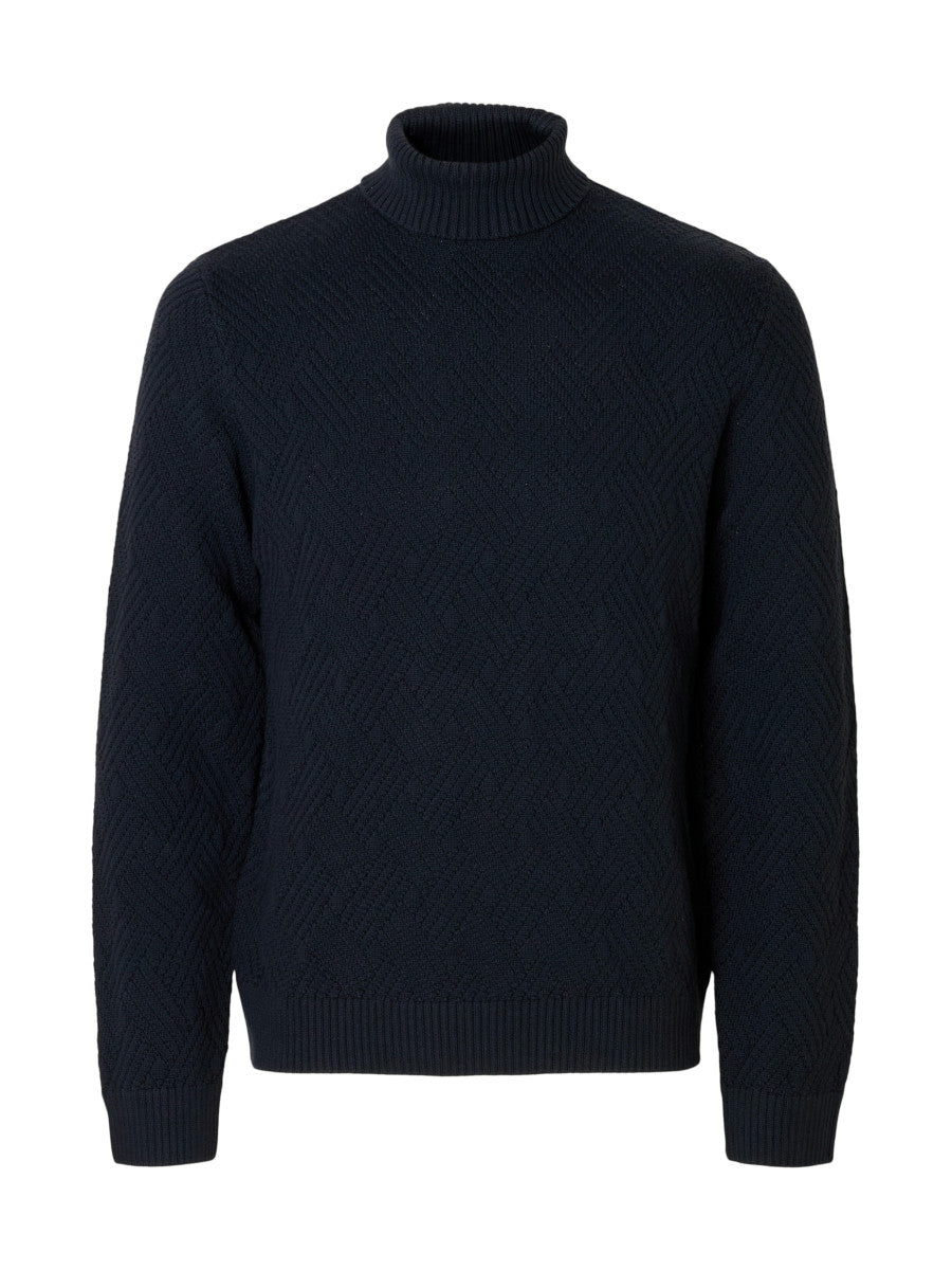 SLHTREVOR LS KNIT ROLLNECK