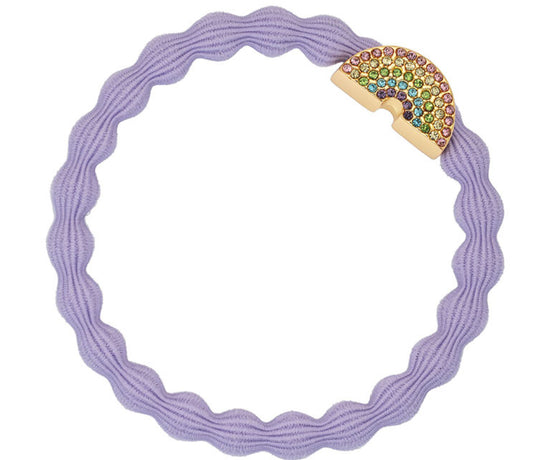Gold Rainbow Diamante Band - Lavender