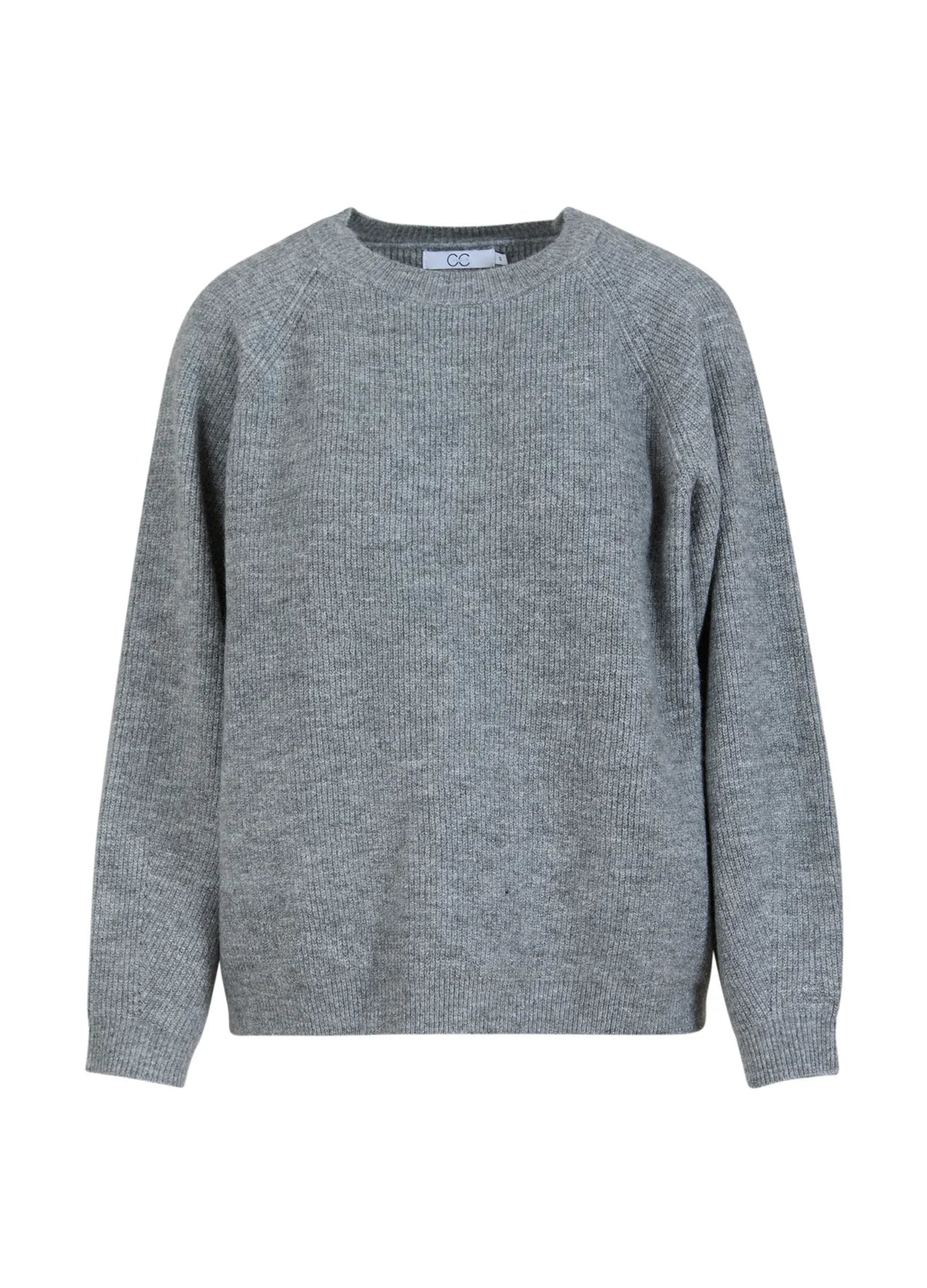 CC Heart EMMA Knit Sweater - Dark Grey Melange
