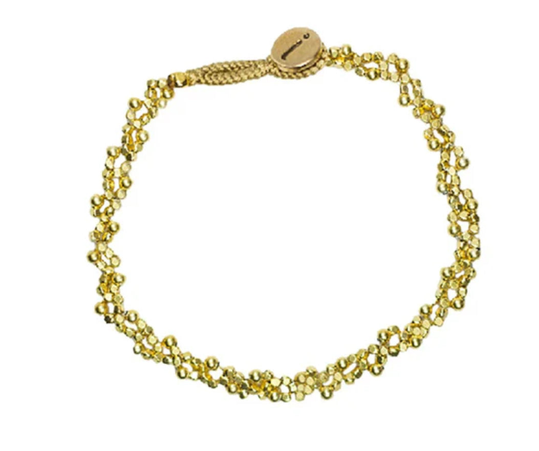 Peggy Lace Bracelet -Gold