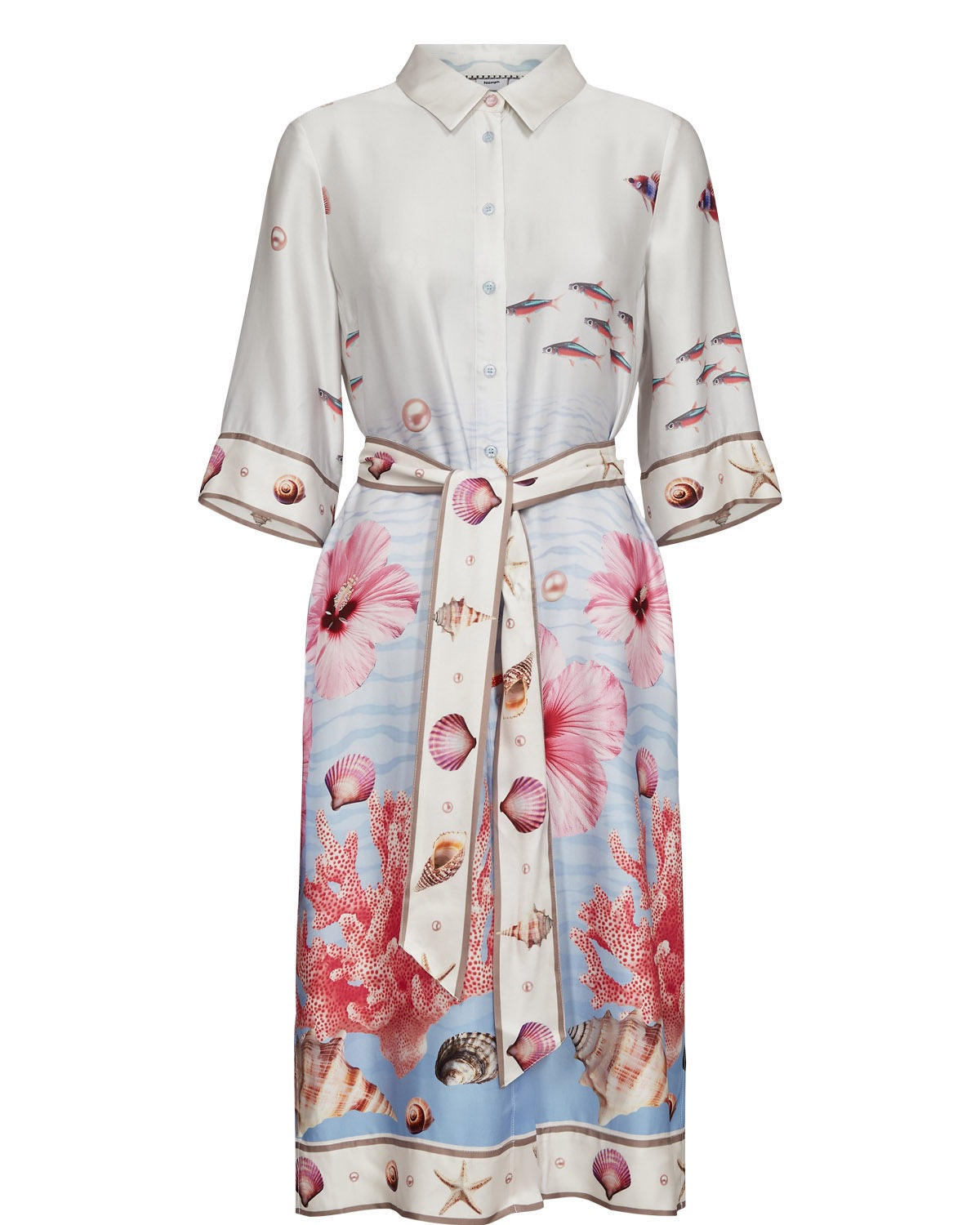 NUOCEANA SHIRT DRESS
