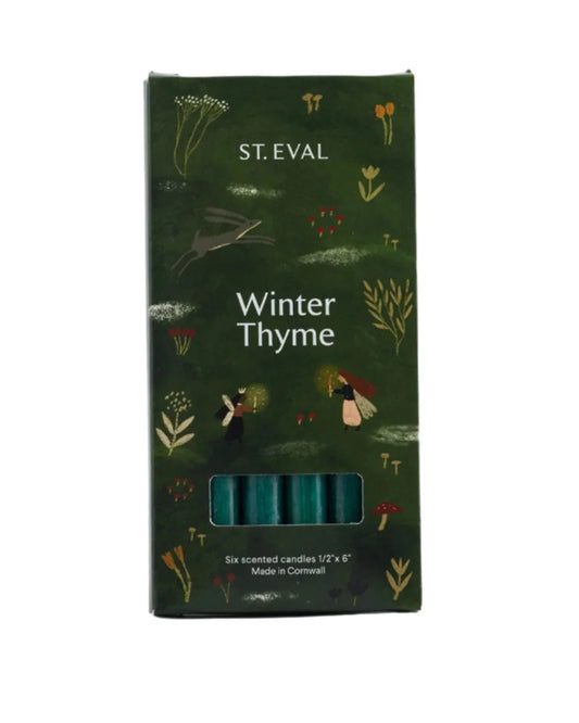 St Eval Winter Thyme , Mini Fragranced Christmas Candles