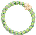 Gold Heart Woven Band - Kiwi Crush