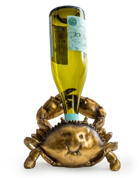 CRAB WINE BOTTLE HOLDER