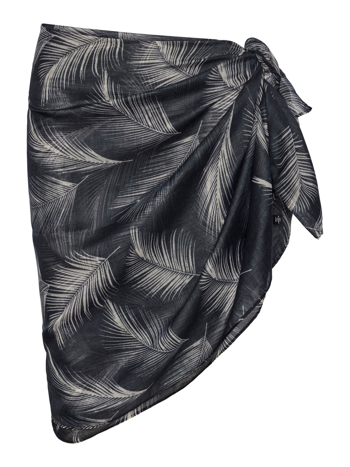 PCBANINNA 5IN1 SARONG - Black Onyx TROPICAL LEAF