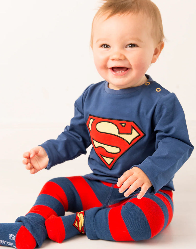 Superman Saves The Day Leggings