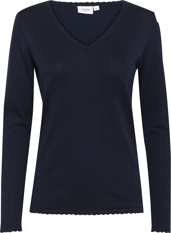 MilaSZ LS V-Neck Pullover